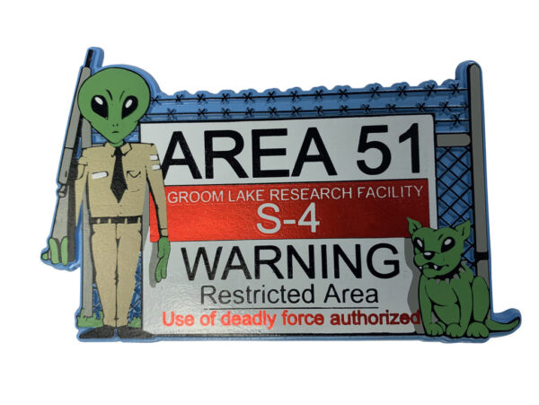 area 51 sign