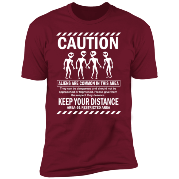 keep your distance from aliens shirt