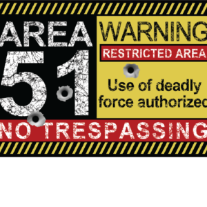 area 51 warning